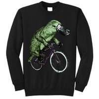 Platypus Cycling Funny Platypus Lover Platypus Bicycle Sweatshirt