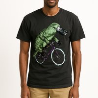 Platypus Cycling Funny Platypus Lover Platypus Bicycle Tall T-Shirt