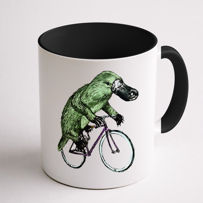 Platypus Cycling Funny Platypus Lover Platypus Bicycle Mug