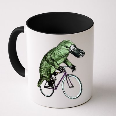 Platypus Cycling Funny Platypus Lover Platypus Bicycle Mug