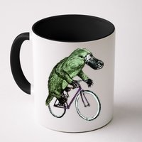 Platypus Cycling Funny Platypus Lover Platypus Bicycle Mug