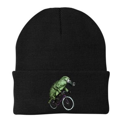 Platypus Cycling Funny Platypus Lover Platypus Bicycle Beanie