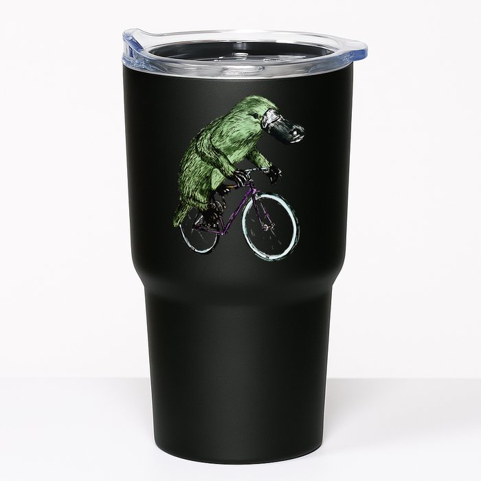 Platypus Cycling Funny Platypus Lover Platypus Bicycle Tumbler