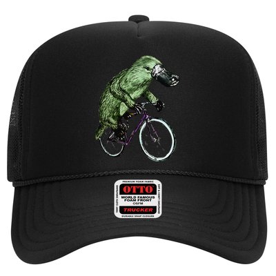Platypus Cycling Funny Platypus Lover Platypus Bicycle Hat