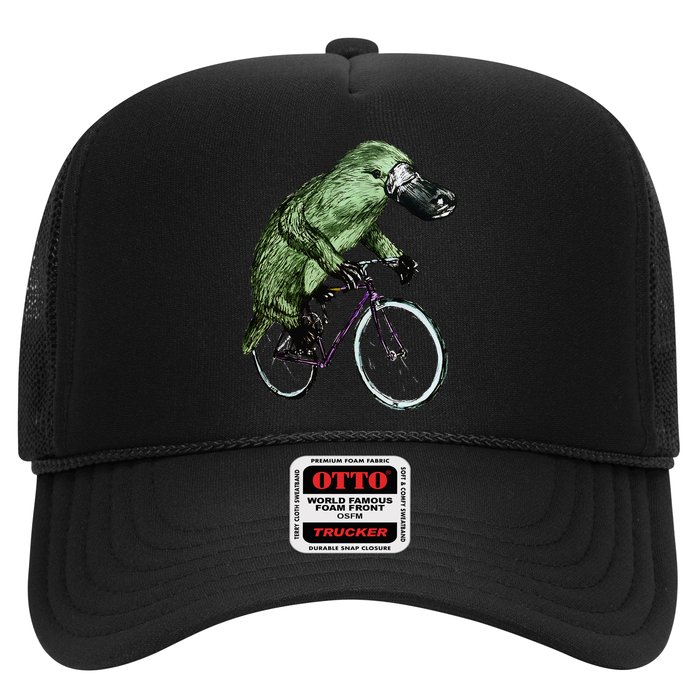 Platypus Cycling Funny Platypus Lover Platypus Bicycle Hat