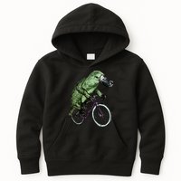 Platypus Cycling Funny Platypus Lover Platypus Bicycle Kids Hoodie