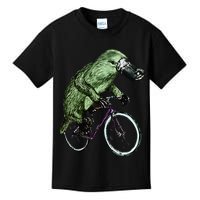 Platypus Cycling Funny Platypus Lover Platypus Bicycle Kids T-Shirt