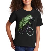 Platypus Cycling Funny Platypus Lover Platypus Bicycle Kids T-Shirt