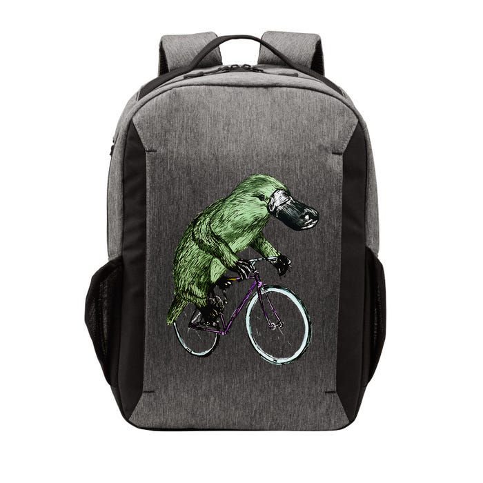 Platypus Cycling Funny Platypus Lover Platypus Bicycle Vector Backpack
