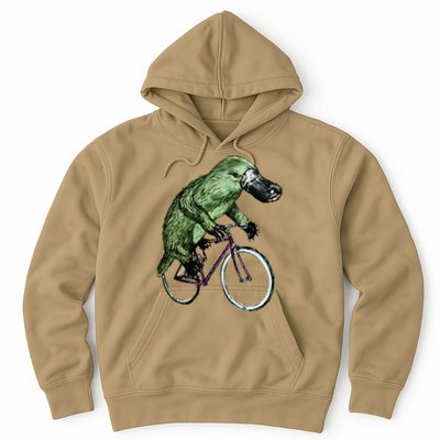 Platypus Cycling Funny Platypus Lover Platypus Bicycle Hoodie