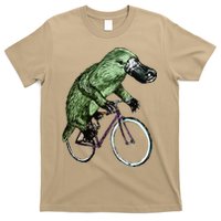 Platypus Cycling Funny Platypus Lover Platypus Bicycle T-Shirt