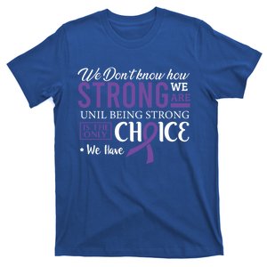 Pancreatic Cancer Fight Cancer Ribbon Gift T-Shirt