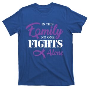 Pancreatic Cancer Fight Cancer Ribbon Gift T-Shirt