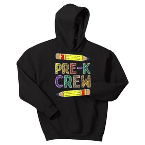 PreK Crew Funny PreK Teachers Back To School Kids Hoodie