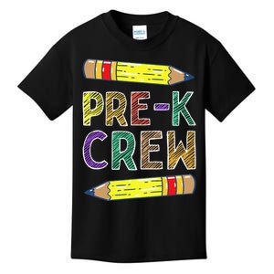 PreK Crew Funny PreK Teachers Back To School Kids T-Shirt