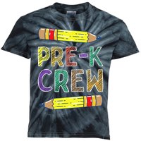 PreK Crew Funny PreK Teachers Back To School Kids Tie-Dye T-Shirt