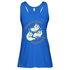 Purranormal Cativity Funny Halloween Costume Ghost Cats Gift Ladies Essential Flowy Tank