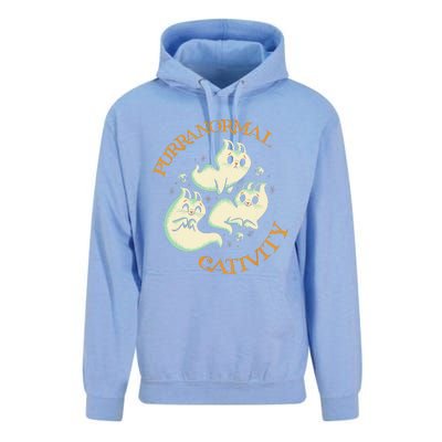 Purranormal Cativity Funny Halloween Costume Ghost Cats Gift Unisex Surf Hoodie