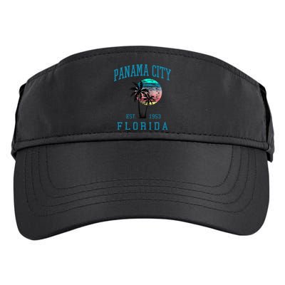 Panama City Florida Spring Vacations Beach Palm Trees Summer Adult Drive Performance Visor