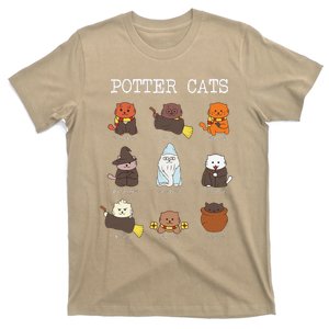 Potter Cats Funny Gifts For Cat Lovers T-Shirt