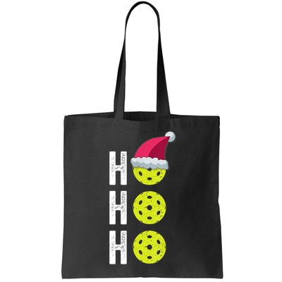 Pickleball Christmas Funny Santa Hat Holiday Ho Ho Ho Gift TShirt Bag