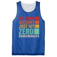 Proud Cheer Father My Bank Account Just Hit Zero Cheer Dad Gift Mesh Reversible Basketball Jersey Tank