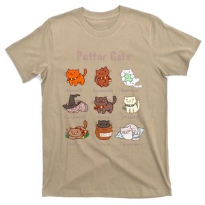 Potter Cats Funny Gifts For Cat Lovers T-Shirt