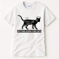 Petting Chart For A Cat Funny How To Pet A Cat Meme Tall T-Shirt