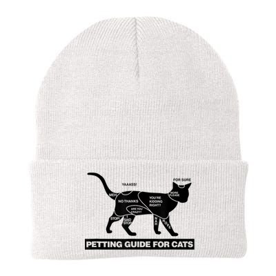 Petting Chart For A Cat Funny How To Pet A Cat Meme Beanie