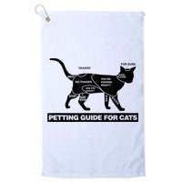 Petting Chart For A Cat Funny How To Pet A Cat Meme Golf Towel