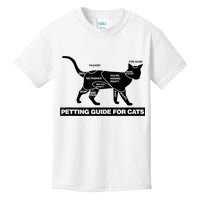 Petting Chart For A Cat Funny How To Pet A Cat Meme Kids T-Shirt