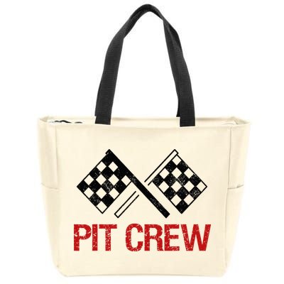 Pit Crew For Racing Car Parties Zip Tote Bag