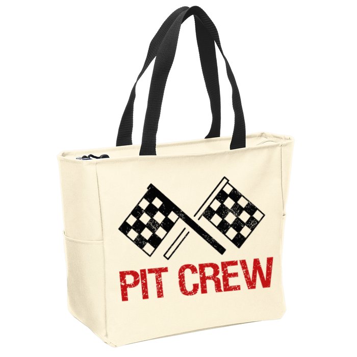 Pit Crew For Racing Car Parties Zip Tote Bag
