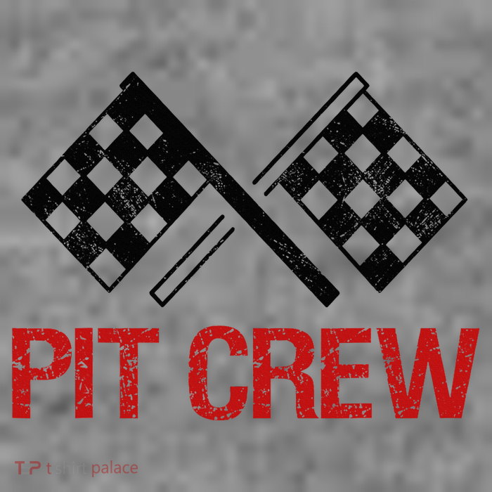 Pit Crew For Racing Car Parties 7-Panel Snapback Hat