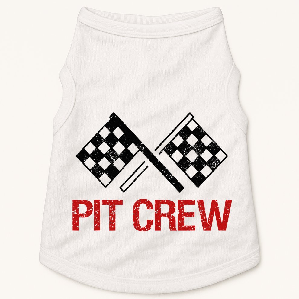 Pit Crew For Racing Car Parties Doggie Tank