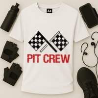 Pit Crew For Racing Car Parties Cooling Performance Crew T-Shirt