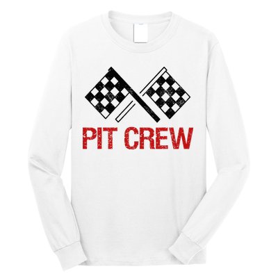 Pit Crew For Racing Car Parties Long Sleeve Shirt