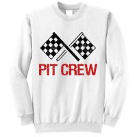 Pit Crew For Racing Car Parties Sweatshirt