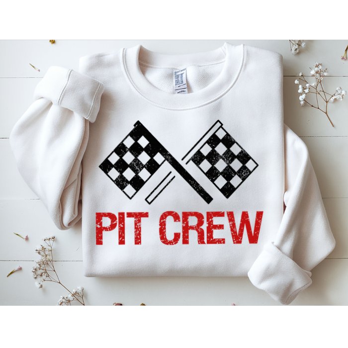 Pit Crew For Racing Car Parties Sweatshirt