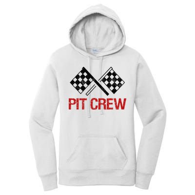 Pit Crew For Racing Car Parties Women's Pullover Hoodie