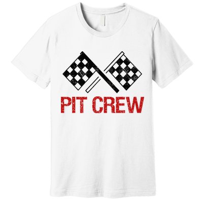 Pit Crew For Racing Car Parties Premium T-Shirt