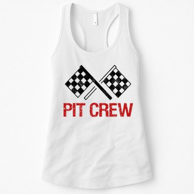 Pit Crew For Racing Car Parties Womens Tank Top