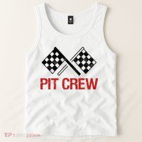Pit Crew For Racing Car Parties Tank Top