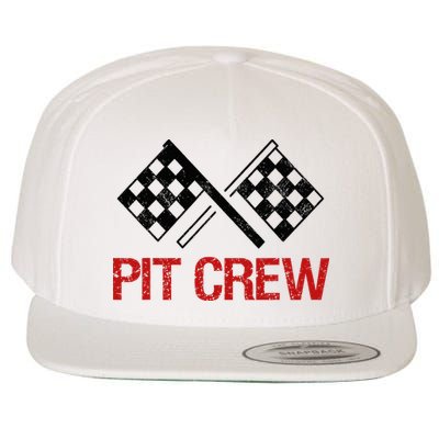 Pit Crew For Racing Car Parties Wool Snapback Cap