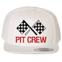 Pit Crew For Racing Car Parties Wool Snapback Cap