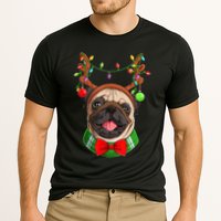 Pug Christmas Festive Cute Cooling Performance Crew T-Shirt