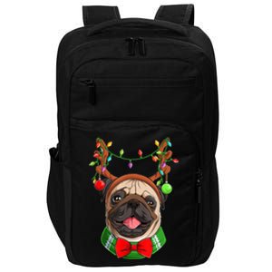 Pug Christmas Festive Cute Impact Tech Backpack