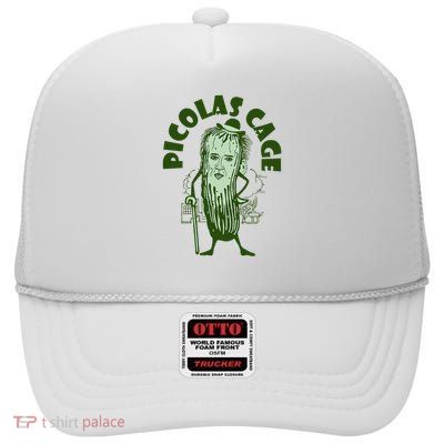 Picolas Cage Funny Cute High Crown Mesh Back Trucker Hat