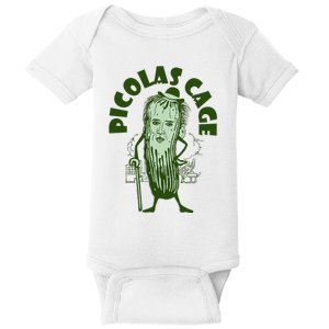 Picolas Cage Funny Cute Baby Bodysuit