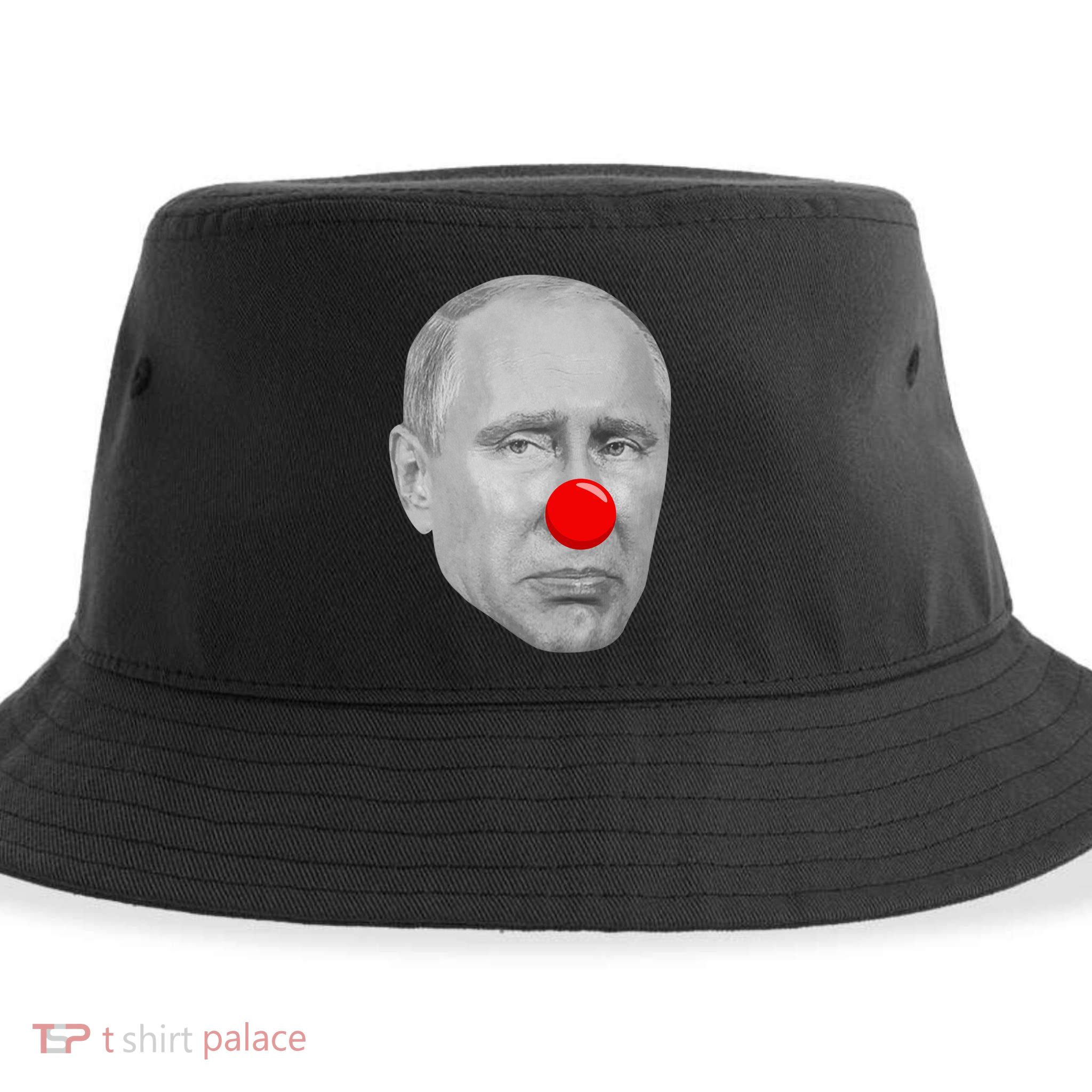 Putin Clown Funny Sustainable Bucket Hat